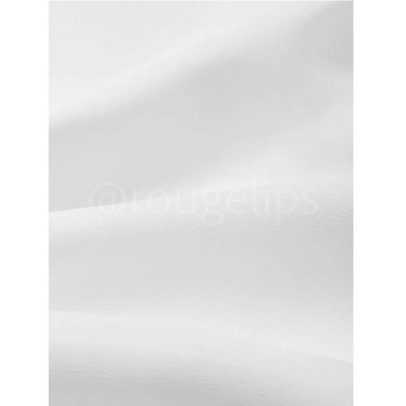 White Flowy Halter Cutout Maxi Flared Dress Backless Open Back - Picture 11 of 12